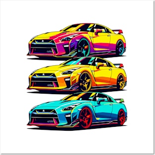 Nissan GTR Posters and Art